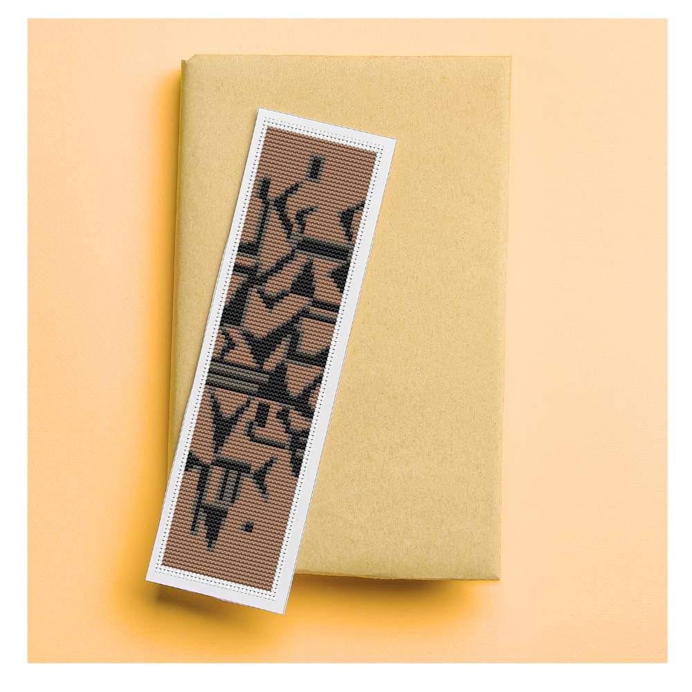 Lightly Touching Bookmark Counted Cross Stitch Kit Wassily Kandinsky