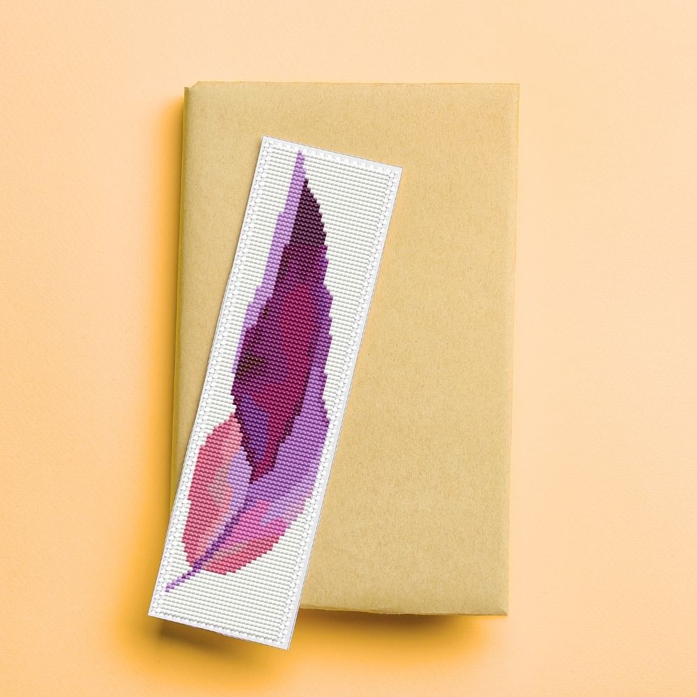 A Feather Bookmark Counted Cross Stitch Kit The Art of Stitch