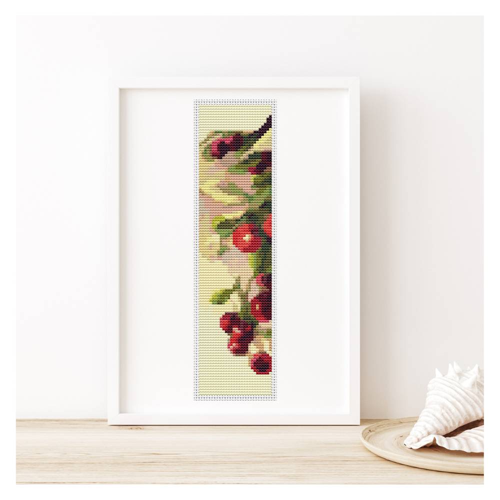 Berries Bookmark Counted Cross Stitch Pattern Catherine Klein