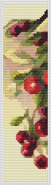 Berries Bookmark Counted Cross Stitch Kit Catherine Klein