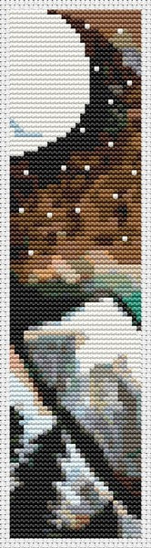 Over the Mountain Bookmark Counted Cross Stitch Kit The Art of Stitch