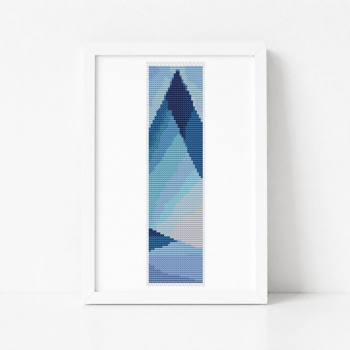 Hanover Abstract Bookmark Cross Stitch Pattern - Bookmark Cross Stitch Pattern - Lawren Harris