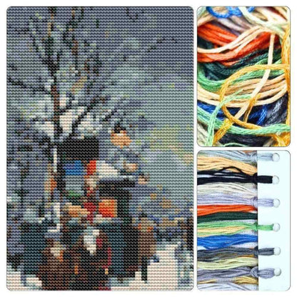 Port St Denis Cross Stitch Kit - Premium Cross Stitch Kit - Antoine Blanchard