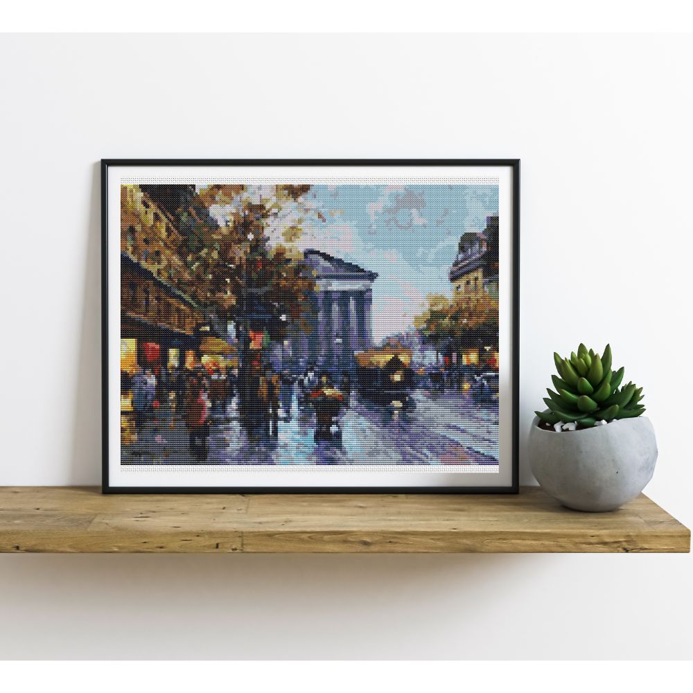 Rue Royal Madeleine Counted Cross Stitch Kit Antoine Blanchard