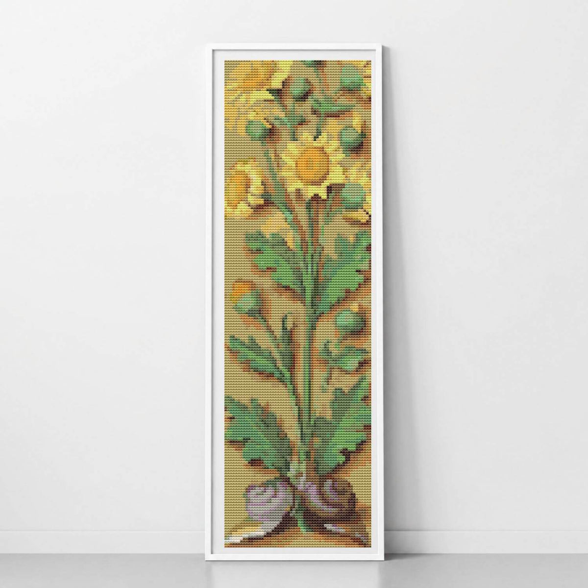 Yellow Flowers Cross Stitch Pattern - Premium Cross Stitch Pattern - Jean Bourdichon