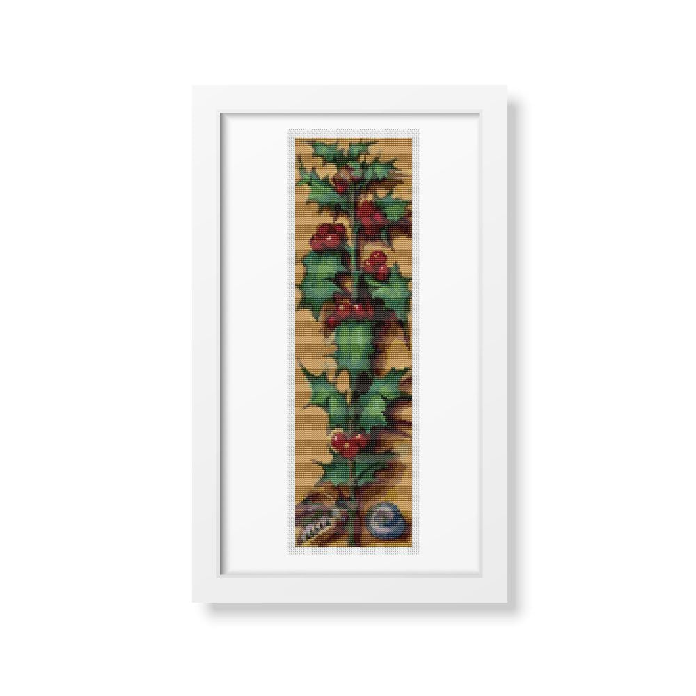 Red Berries Counted Cross Stitch Pattern Jean Bourdichon