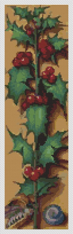 Red Berries Counted Cross Stitch Kit Jean Bourdichon