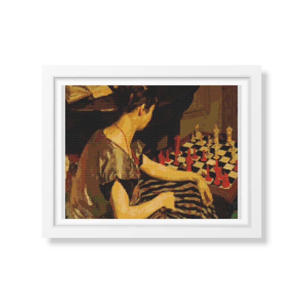 The Chess Board Counted Cross Stitch Pattern Herbert Ashwin Budd