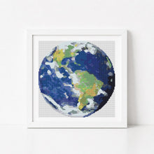 Earth Circular Cross Stitch Kit - Circular Cross Stitch Kit - The Art of Stitch