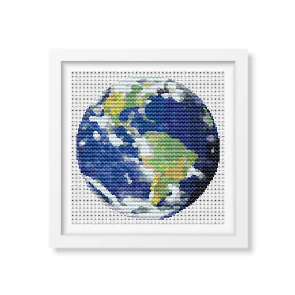 Earth Circle Counted Cross Stitch Pattern The Art of Stitch