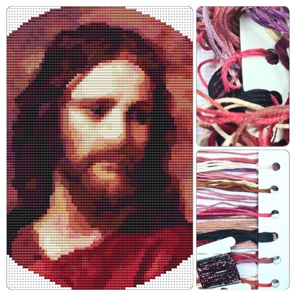 Christ at 33 Counted Cross Stitch Kit Heinrich Hofmann