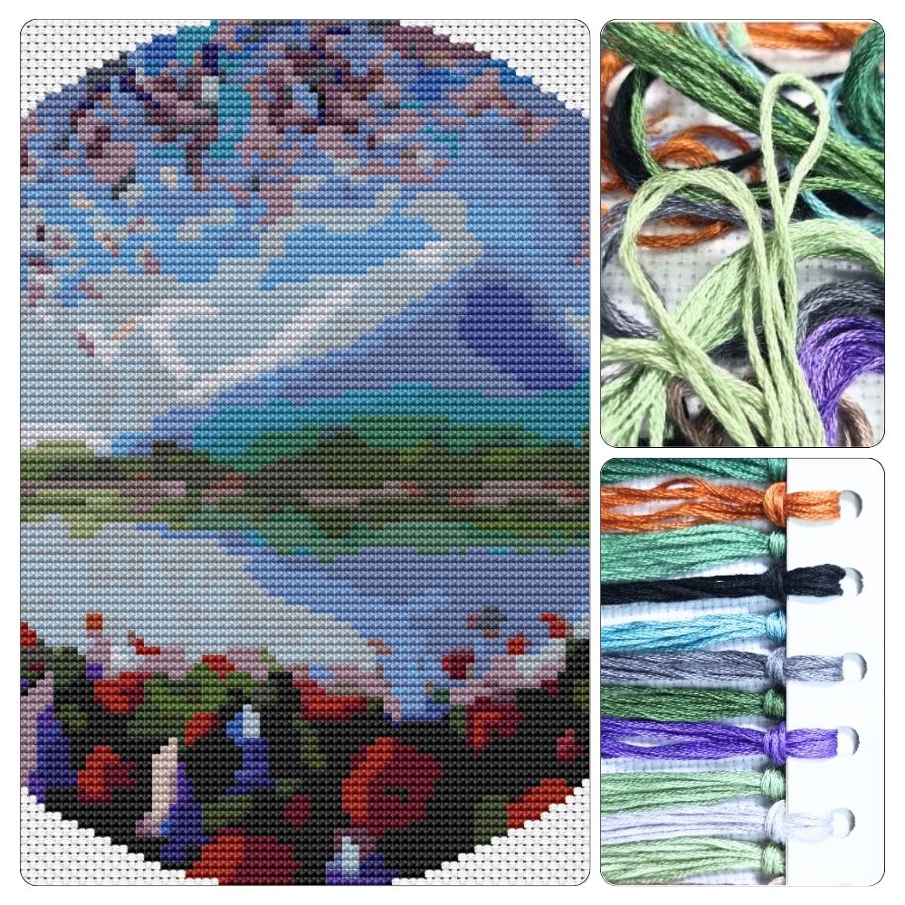 Blue Mountain Counted Cross Stitch Kit The Art of Stitch