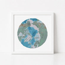 The Arctic Ocean Circular Cross Stitch Pattern - Circular Cross Stitch Pattern - The Art of Stitch