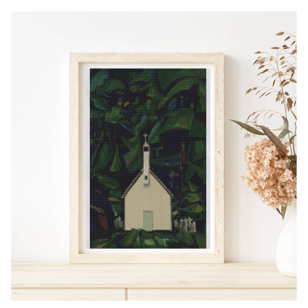 Indian Church Counted Cross Stitch Kit Emily Carr