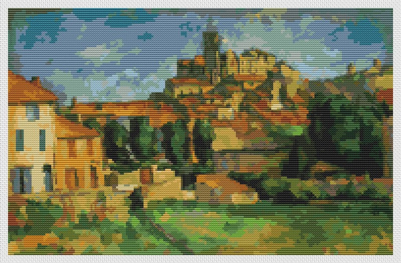 Garden Counted Cross Stitch Kit Paul Cezanne