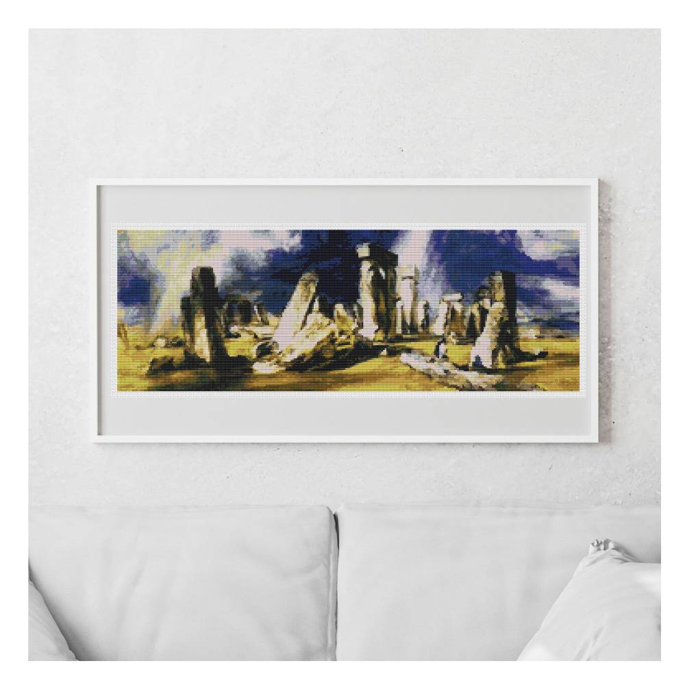 Stonehenge Counted Cross Stitch Pattern John Constable