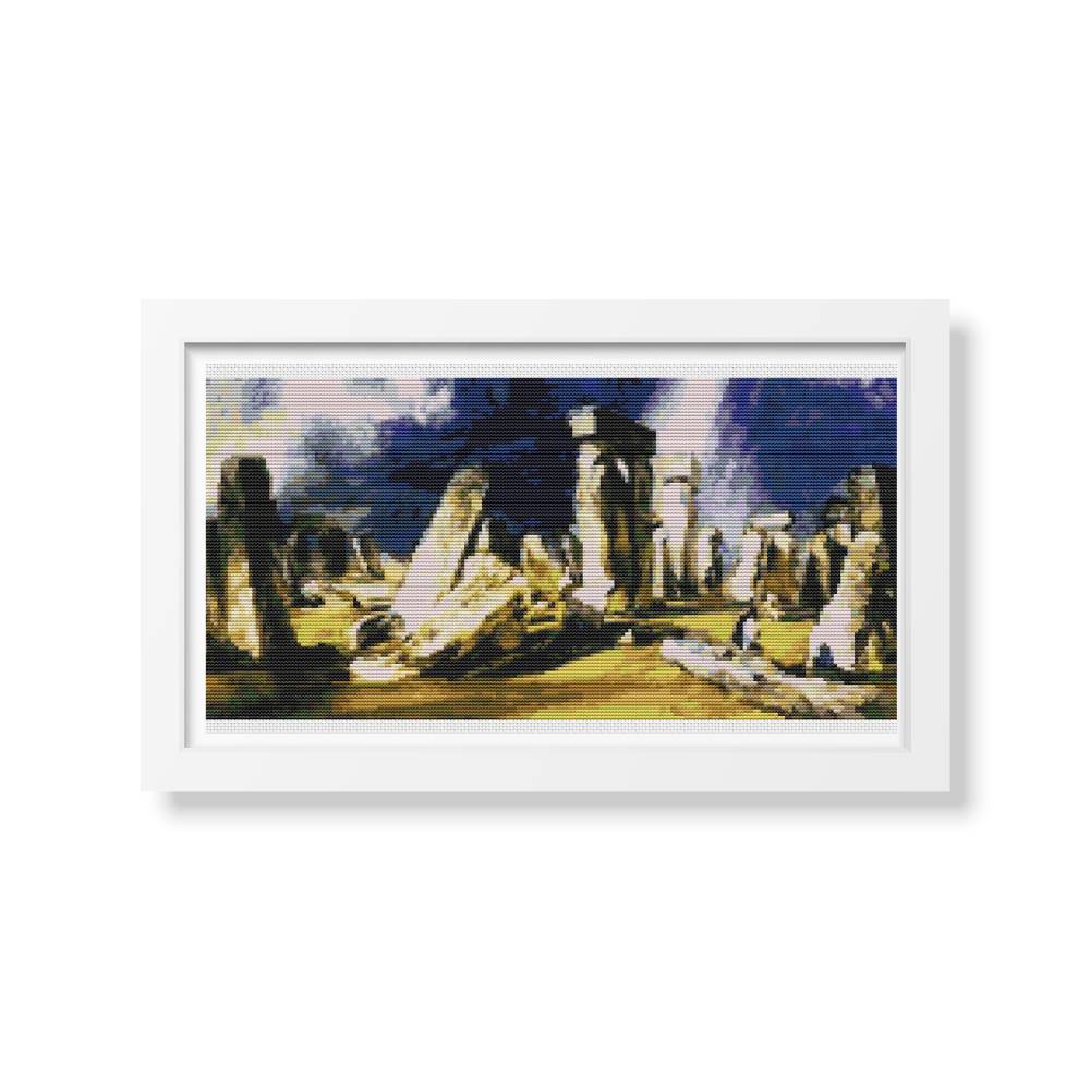 Stonehenge Counted Cross Stitch Pattern John Constable