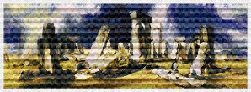 Stonehenge Counted Cross Stitch Pattern John Constable
