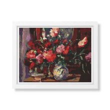 Still Life with Peonies and Books Cross Stitch Kit - Premium Cross Stitch Kit - Nicolae Darascu
