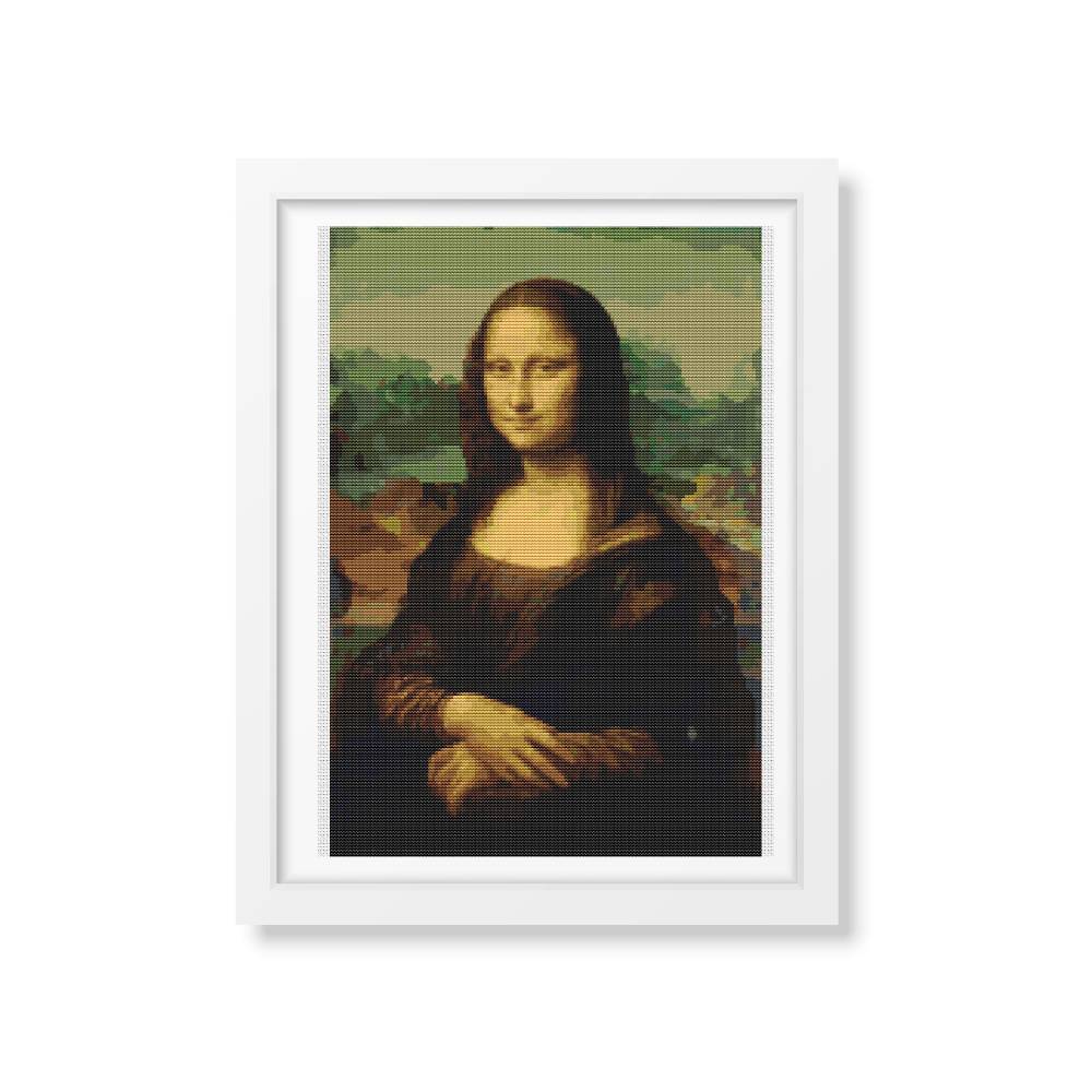 Mona Lisa Counted Cross Stitch Pattern Leonardo da Vinci