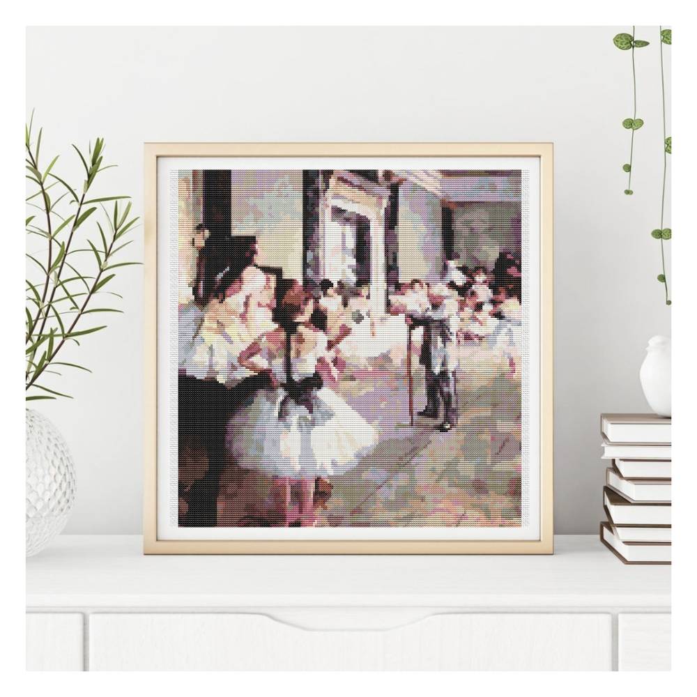 The Dance Class Counted Cross Stitch Kit Edgar Degas