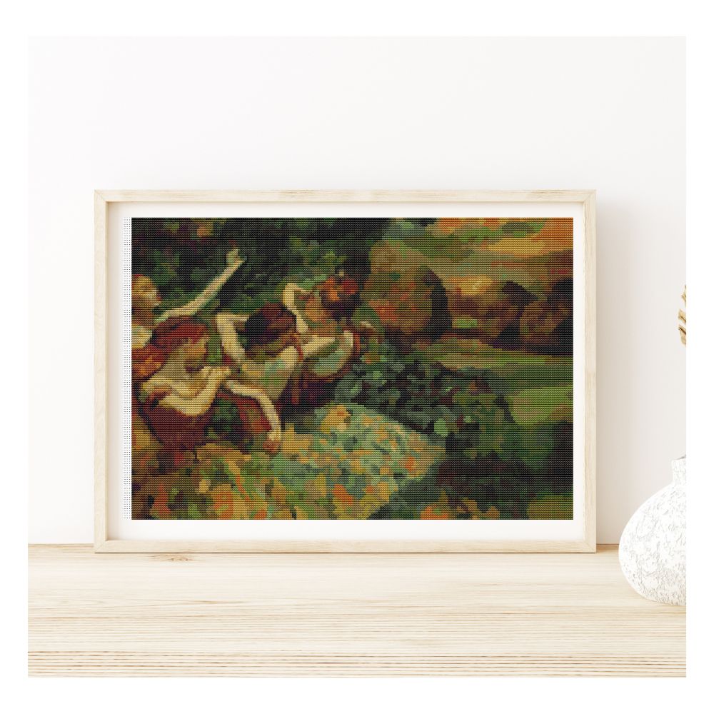 Four Dancers Counted Cross Stitch Kit Edgar Degas