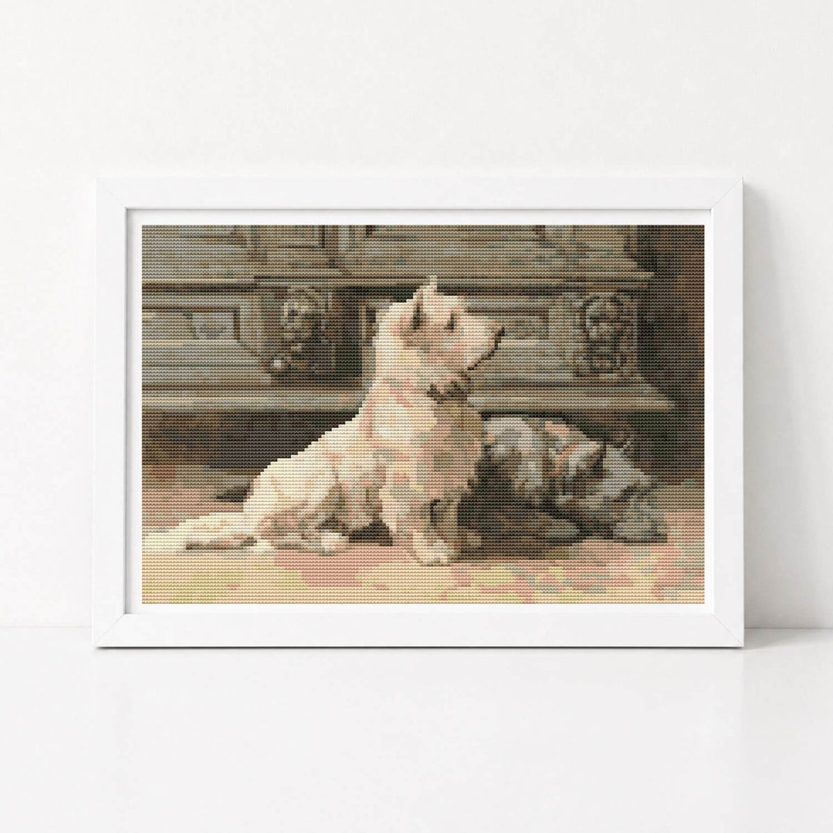 West Highland Terrier Cross Stitch Kit - Premium Cross Stitch Kit - Herbert Dicksee