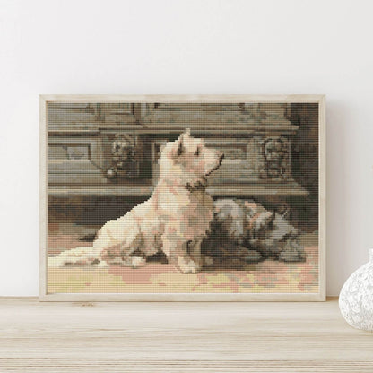 West Highland Terrier Cross Stitch Pattern - Premium Cross Stitch Pattern - Herbert Dicksee