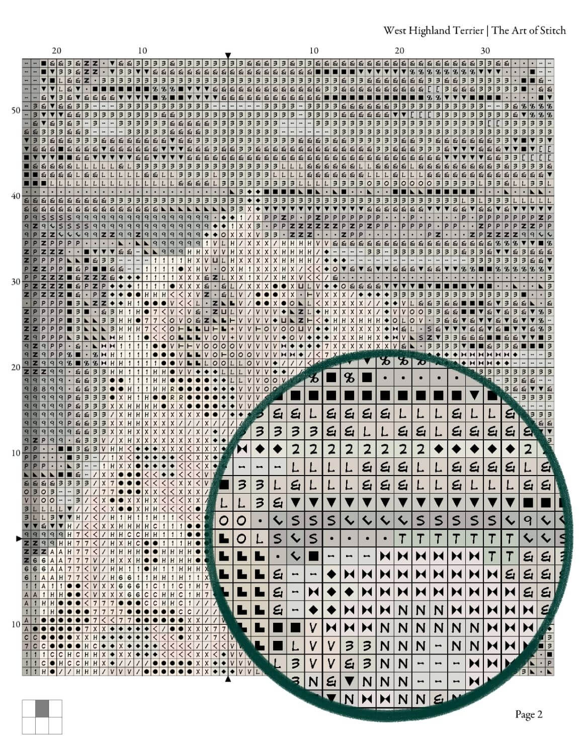 West Highland Terrier Cross Stitch Pattern - Premium Cross Stitch Pattern - Herbert Dicksee