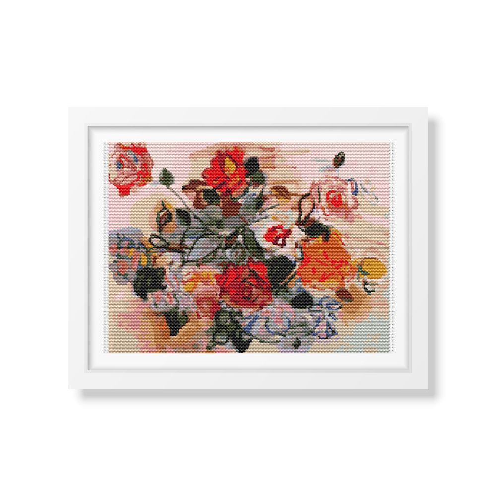 Pink Bunch Counted Cross Stitch Kit Raoul Dufy