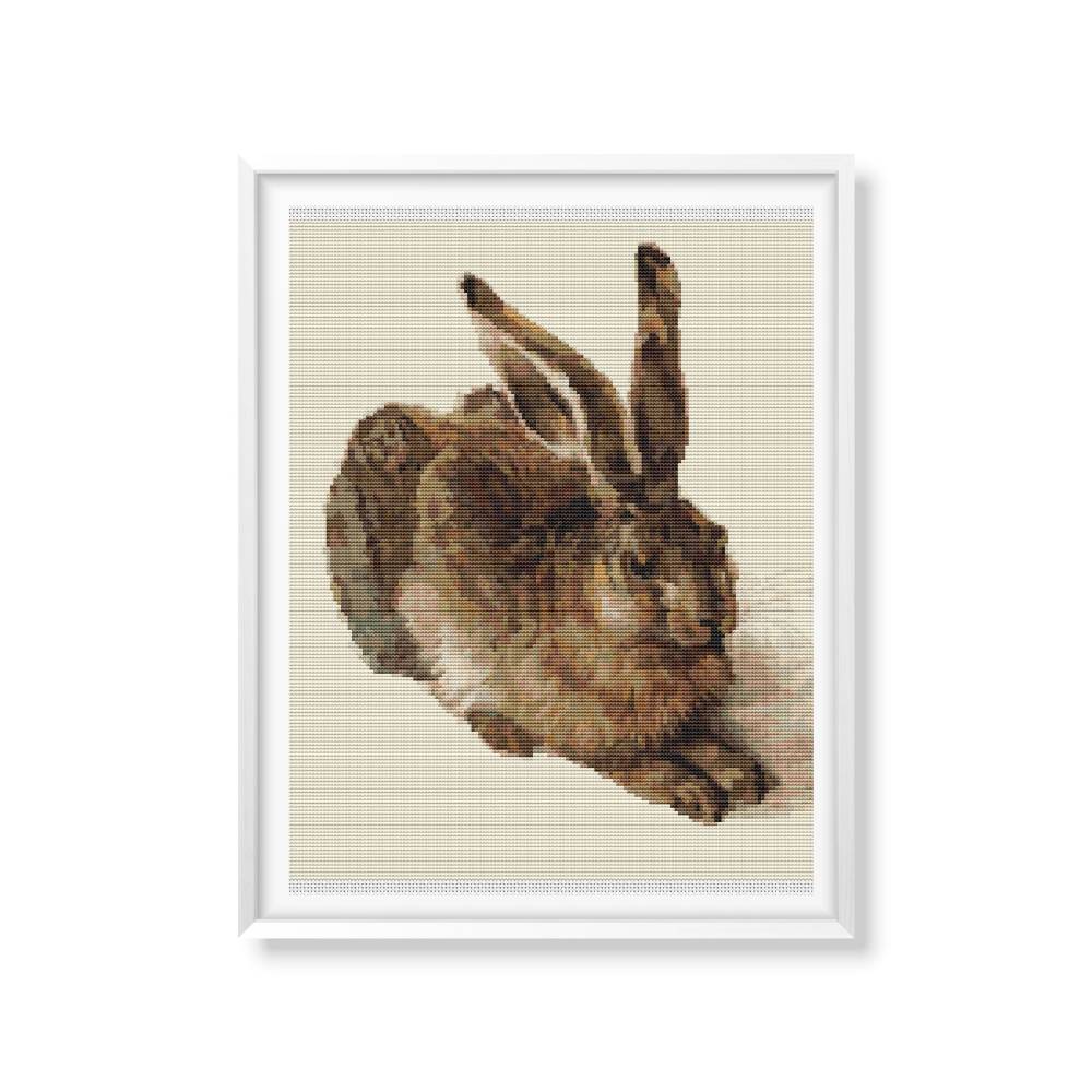 The Young Hare Counted Cross Stitch Kit Albrecht Durer