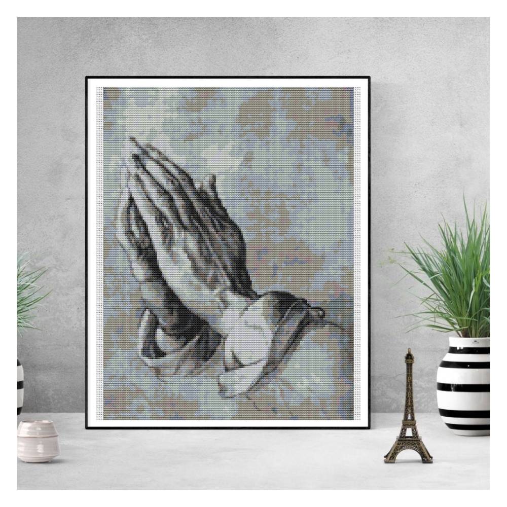 Praying Hands Counted Cross Stitch Kit Albrecht Durer