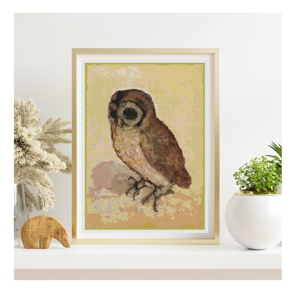 The Brown Owl Counted Cross Stitch Pattern Albrecht Durer