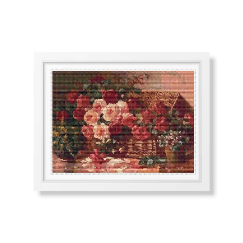 Floral Still Life Counted Cross Stitch Pattern Abbott Fuller