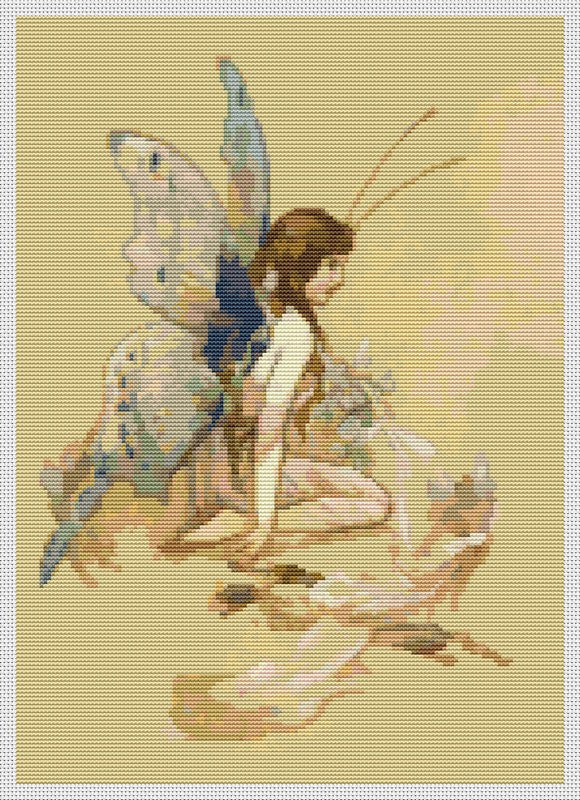 The Water Babies Counted Cross Stitch Kit Warwick Goble