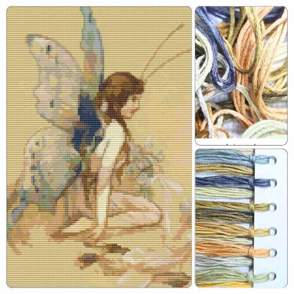 The Water Babies Cross Stitch Kit - Premium Cross Stitch Kit - Warwick Goble