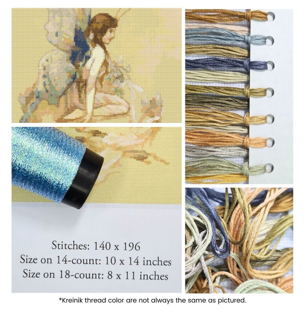 The Water Babies Counted Cross Stitch Kit Warwick Goble
