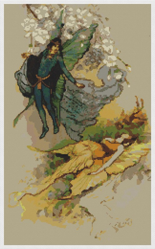 Wake When Some Vile Thing is Nearby Counted Cross Stitch Pattern Warwick Goble