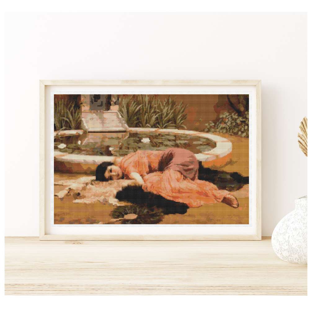 Sweet Nothings Counted Cross Stitch Pattern John William Godward