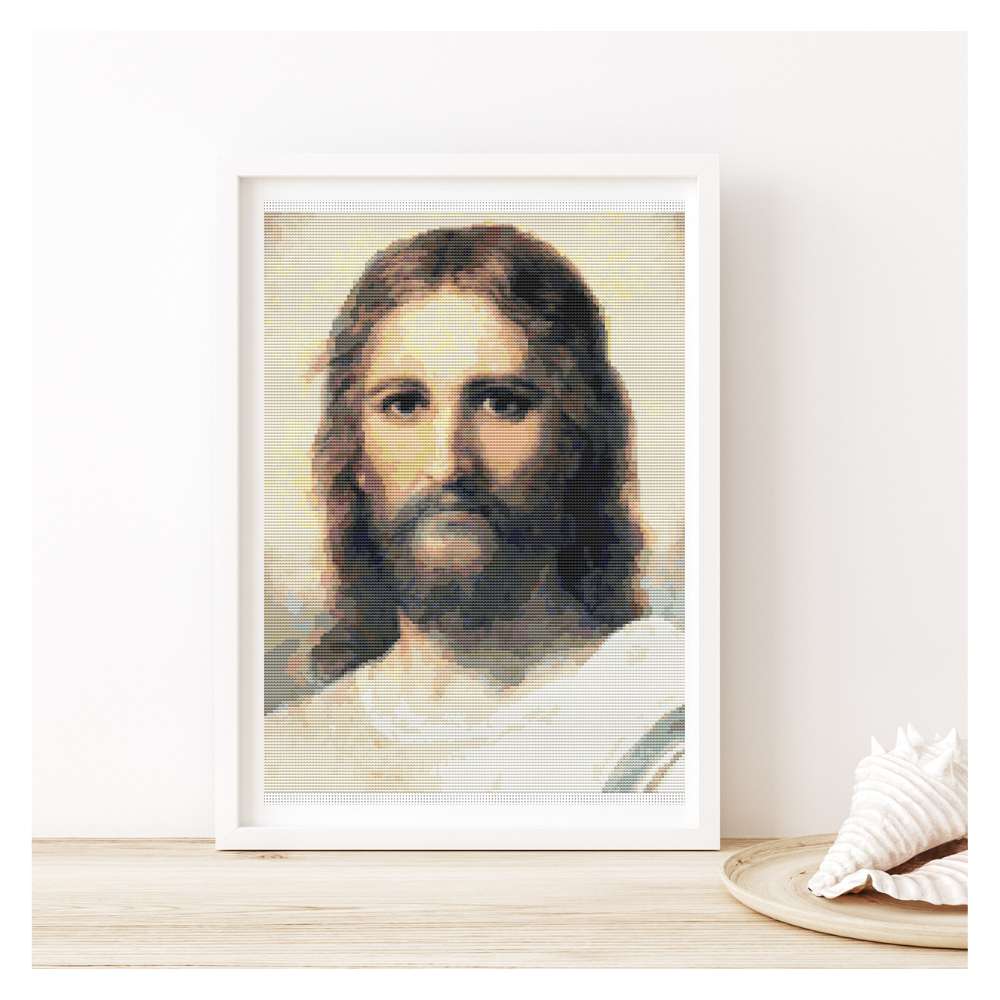 Jesus Counted Cross Stitch Pattern Heinrich Hofmann