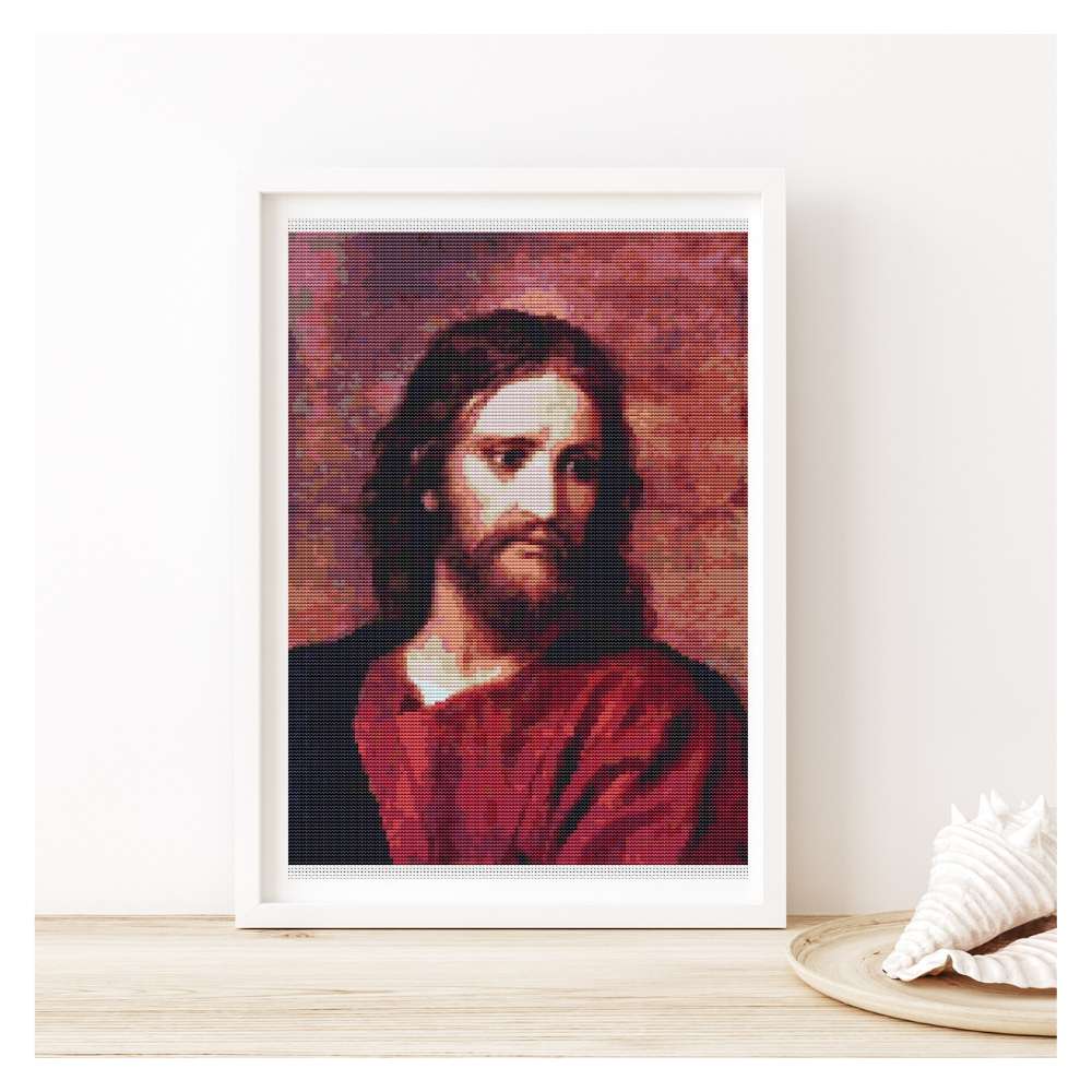 Christ at Thirty Three Counted Cross Stitch Kit Heinrich Hofmann