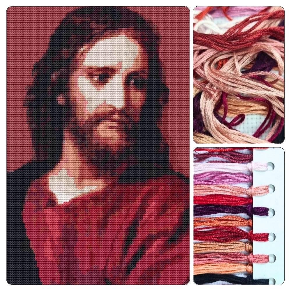 Christ at Thirty Three Counted Cross Stitch Kit Heinrich Hofmann