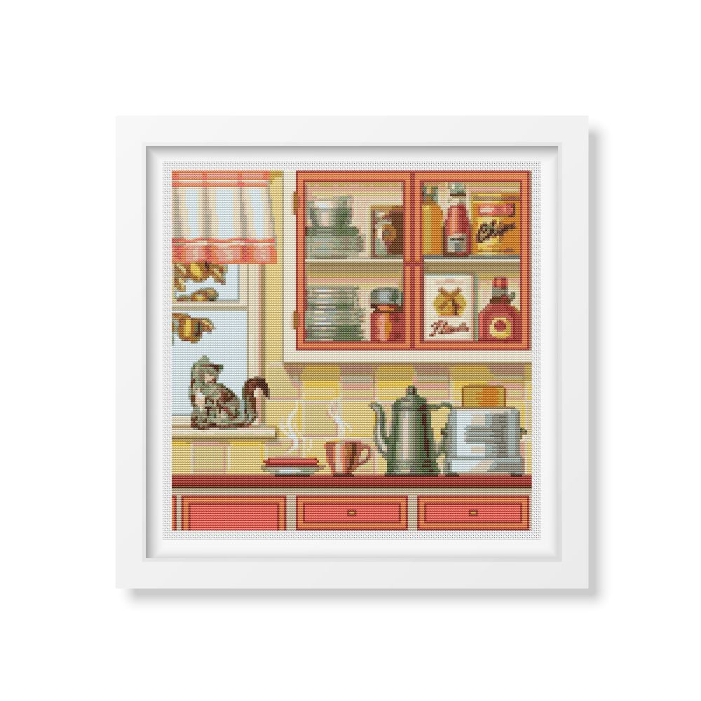 In The Kitchen Counted Cross Stitch Kit The Art of Stitch