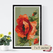 Poppies Cross Stitch Kit - Premium Cross Stitch Kit - Catharina Klein
