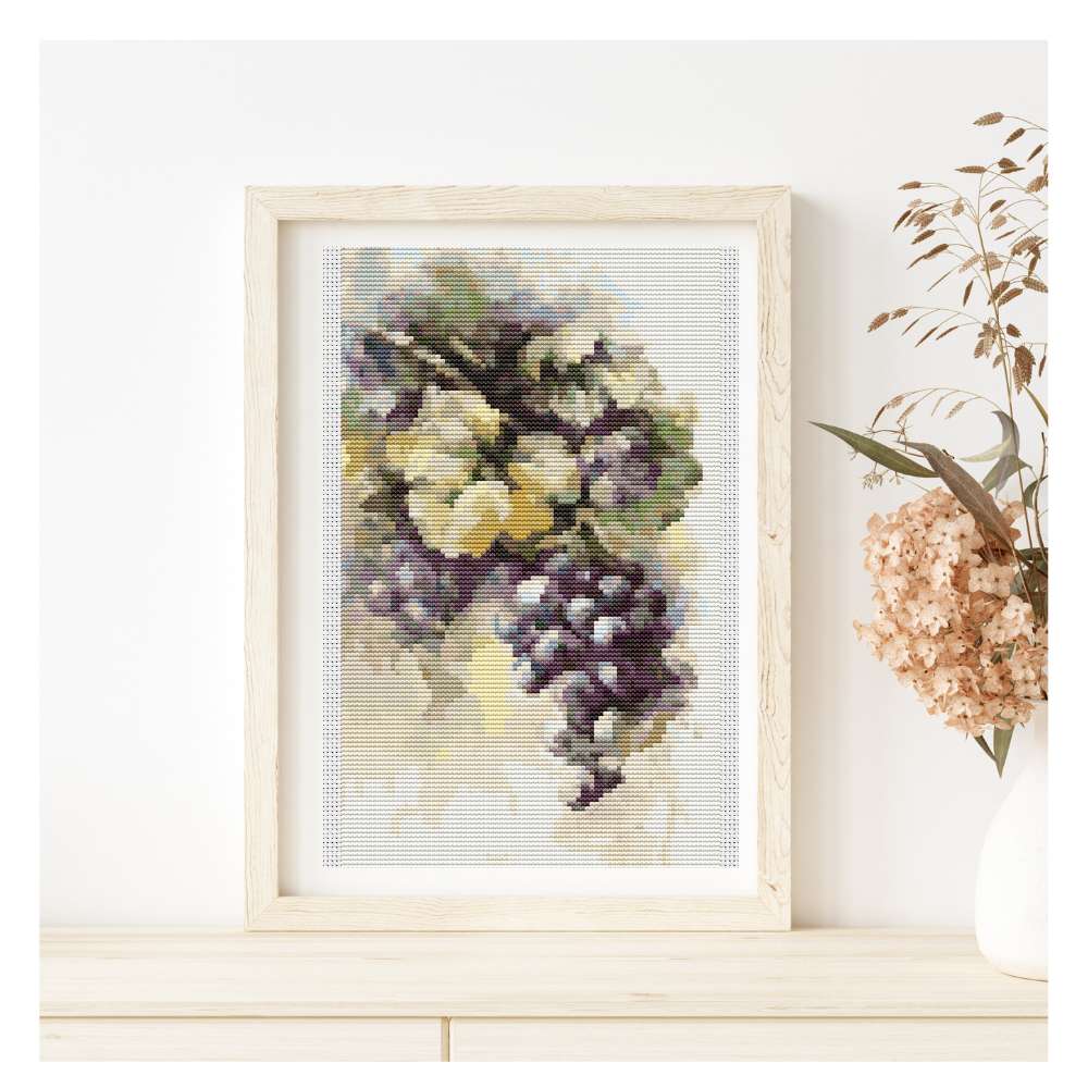 Grapes Counted Cross Stitch Kit Catherine Klein