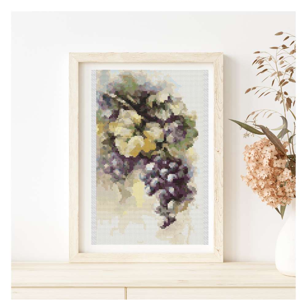 Grapes Counted Cross Stitch Pattern Catherine Klein