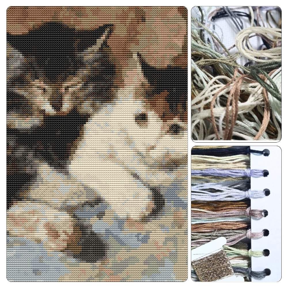 Best of Friends Counted Cross Stitch Kit Henriette Ronner Knip