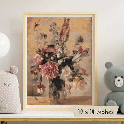 A Garden Bunch Cross Stitch Kit