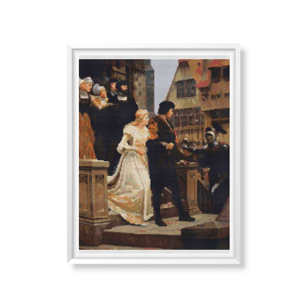 The Call to Arms Counted Cross Stitch Kit Edmund Blair Leighton