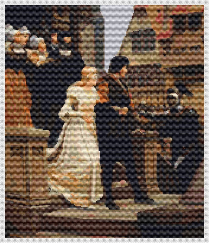 The Call to Arms Counted Cross Stitch Pattern Edmund Blair Leighton